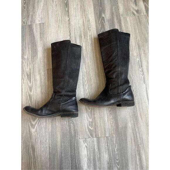 Frye Melissa black leather boots Size 8.5 - Picture 3 of 12